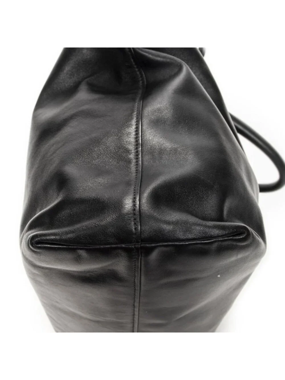 Prada Vertical Black Calfskin Leather Messenger Bag - Picture 8 of 10